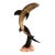 Asian Style Shark Statue on Marble Base For Sale
