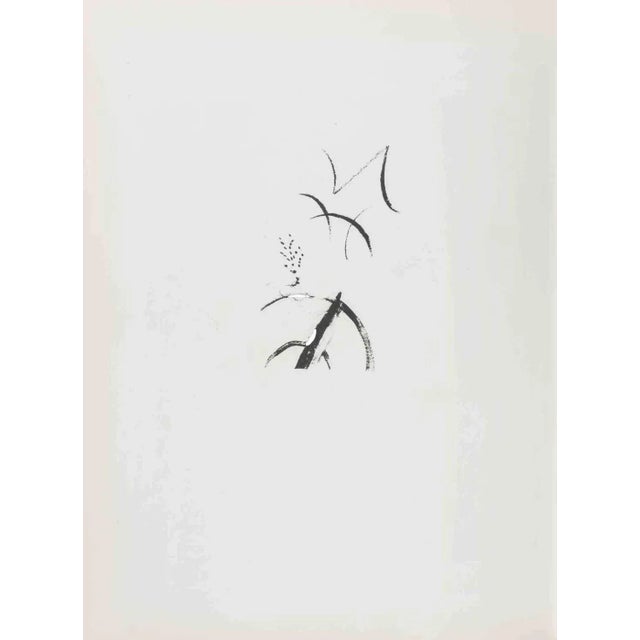 Color lithograph realized by Marc Chagall in 1960 to illustrate "The Bible". Edition of 6500, published by Tériade in no....