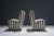 Set of Silk and Brass Lounge Chairs by i.s.a., Italy, 1950s For Sale - Image 3 of 8