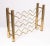 Hollywood Regency Brass Wine Rack, France, 1978 For Sale - Image 6 of 8