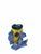 Contemporary Vintage Handcrafted 4” Crackle Glazed Tropical Fish Art Pottery Vase For Sale - Image 3 of 10