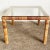 1980s Boho Chic Rattan Glass Top Coffee Table For Sale - Image 5 of 11