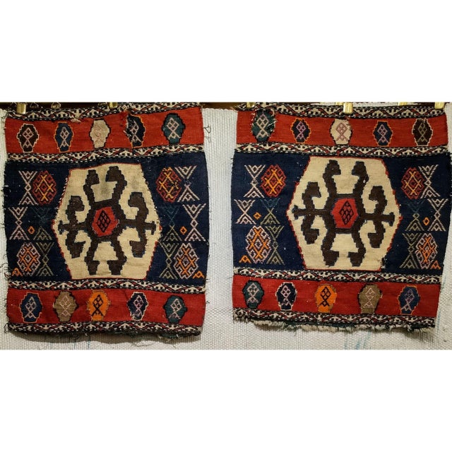 Textile Late 19th Century Shahsavan Bagface For Sale - Image 7 of 7