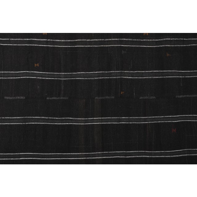 1970s Vintage Nomadic Goat Hair Kilim Rug 7'8" X 11'8" For Sale - Image 6 of 12