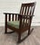 This is a gorgeous antique American Arts & Crafts Mission oak rocking chair, circa 1905–1925. Features solid quarter-sawn...