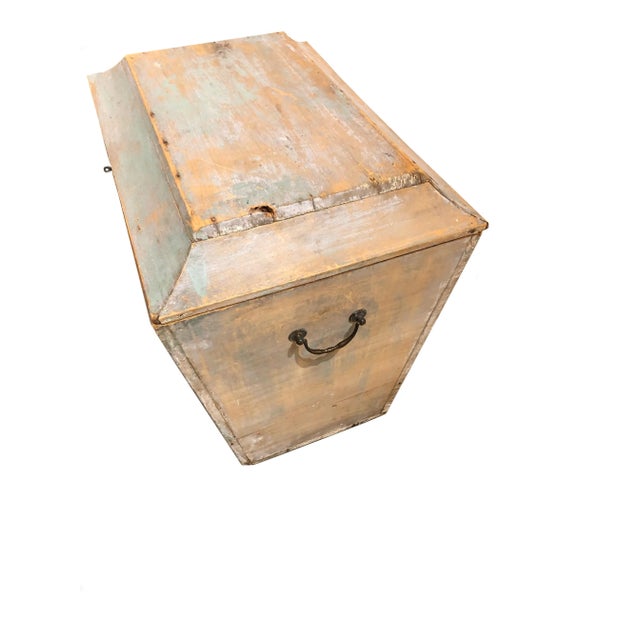 Wood Antique Swedish Storage Box For Sale - Image 7 of 7