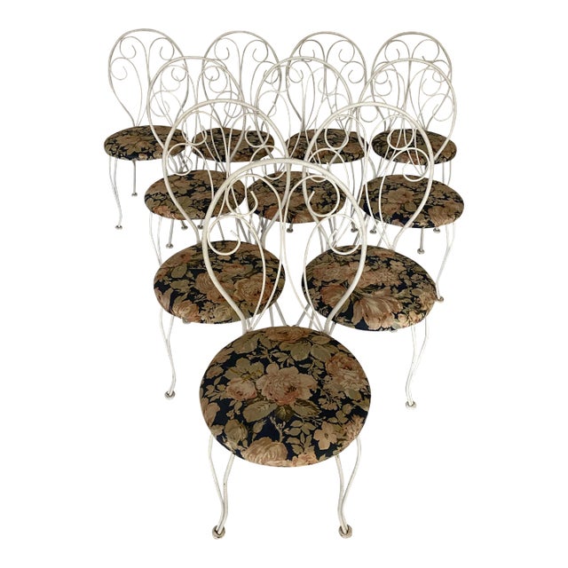 10 Mid-Century French Bistro Chairs For Sale