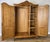 Vintage French Louis XVI Style Carved Oak 2-Door Wardrobe For Sale - Image 10 of 11
