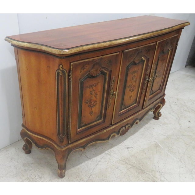 Drexel French Provincial Decorated Credenza Chairish