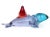 Glass Vintage Murano Seguso Vetri d'Arte Sommerso Red Aqua Blue Purple Italian Art Glass Mom Baby Seals Sculpture For Sale - Image 7 of 11