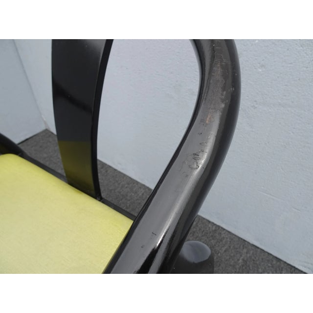 Green Set of Four Mid Century Modern Lime Green Arm Chairs by Lewis Mittman For Sale - Image 8 of 12