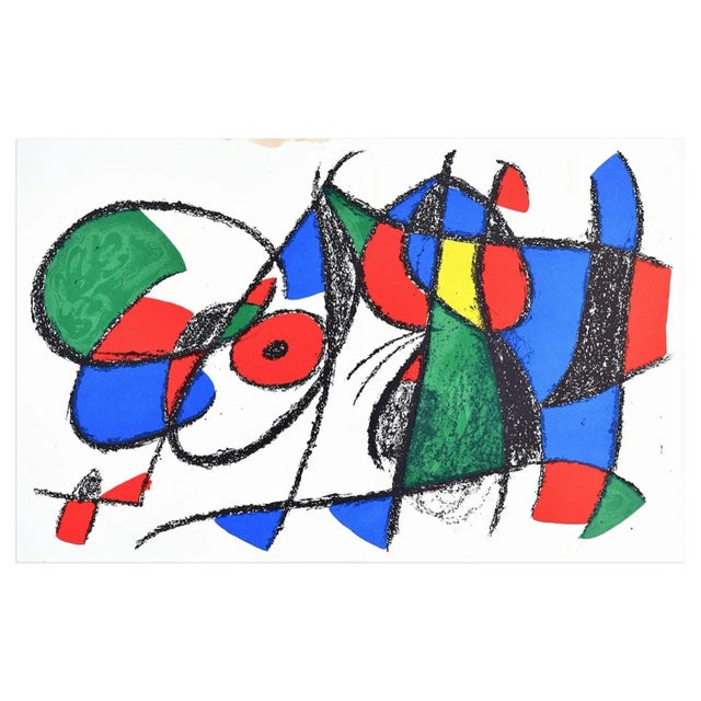 Composition VIII is a wonderful color lithograph on paper, realized in 1974 by the Spanish master Joan Miro for the second...
