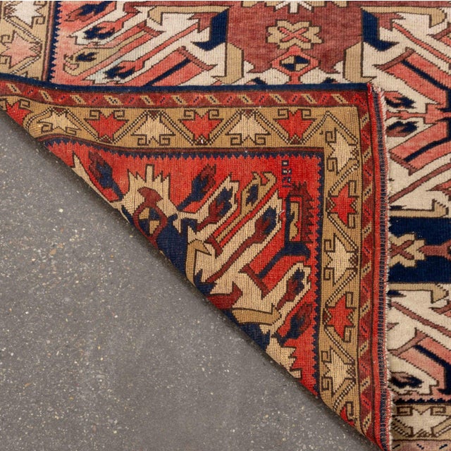 Caucasian Eagle Kazak Wool Rug, 6' 6" X 3' 8" For Sale - Image 9 of 10