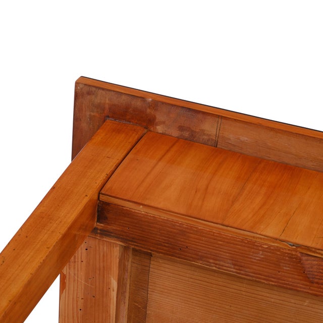 Biedermeier Cherry Wood Side Table with Concealed Drawer, 1820s For Sale - Image 11 of 12