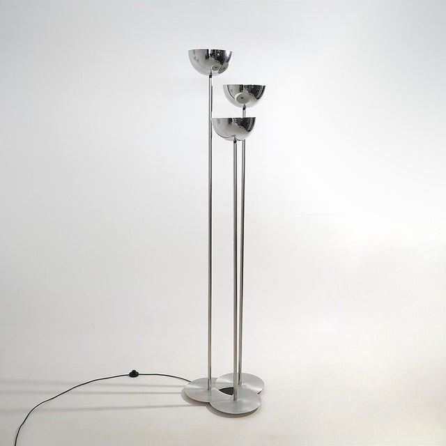 Contemporary 3-Stem Floor Lamp from Lamperti, 1970s For Sale - Image 3 of 16