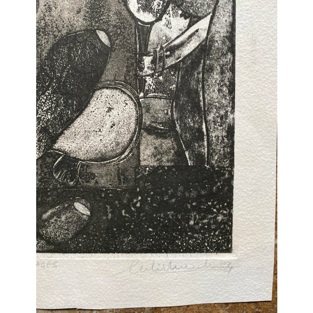 1984 Fossilized Images Modern Etching For Sale - Image 4 of 5