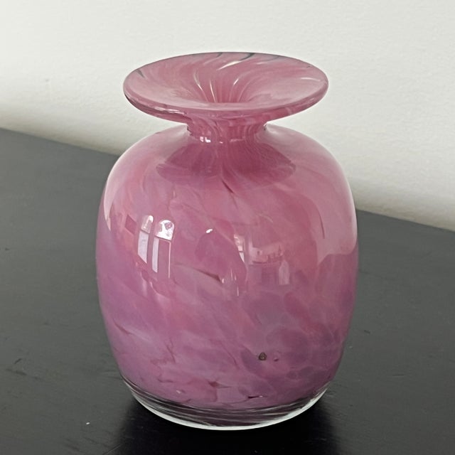 Mid-Century Handmade Bud Vase from Mdina, 1970s For Sale - Image 9 of 11
