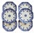 Antique Longchamp Ironstone Dessert Plates by Rouen, 1890s, Set of 6 For Sale