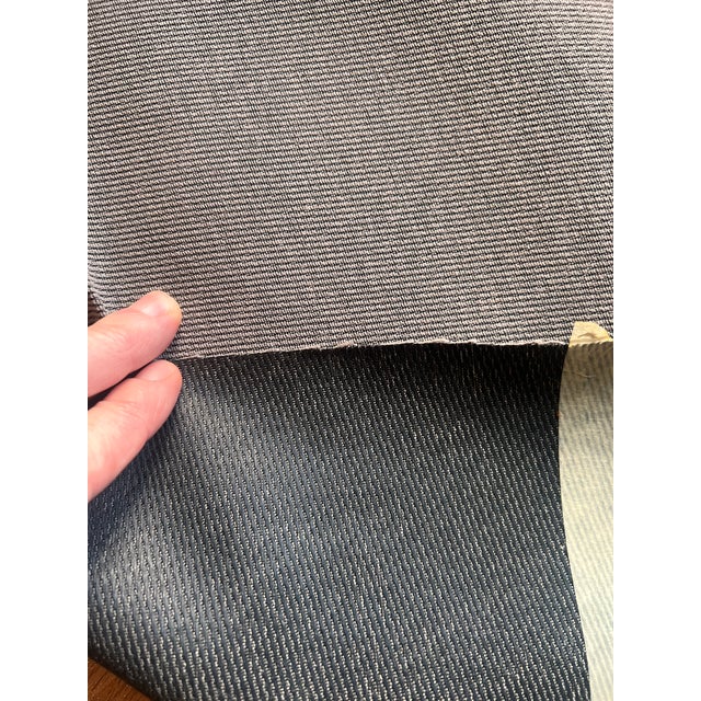 MCM Circa 1960 Duralee Fabrics for Dux Upholstery Roll 56" x128.5" ~3.5 Yds Grey-Olive-Brown Neutral For Sale - Image 4 of 5