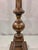 Hollywood Regency Vintage LPatinated Brass Palm Tree Candlestick Holder For Sale - Image 3 of 11