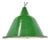 Large Vintage Industrial Green Enamel Pendant Light, 1960s For Sale