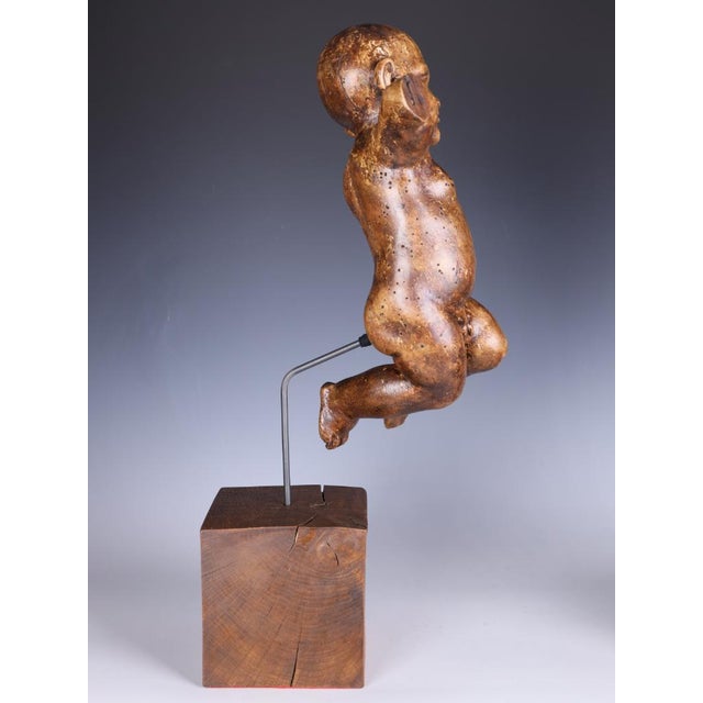 Austrian Artist, Baroque Putti / Cherubs, 18th Century, Limewood, Set of 2 For Sale - Image 9 of 18