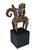 1980s Superb African Dogon Bronze Horseman Cast Handmade Mali 5.75"h For Sale - Image 5 of 6