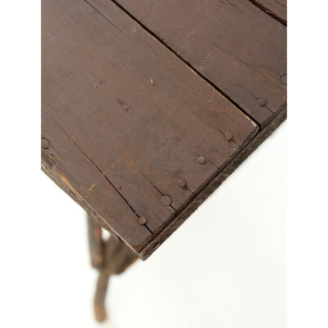Antique Adirondack Twig Side Table For Sale - Image 15 of 18