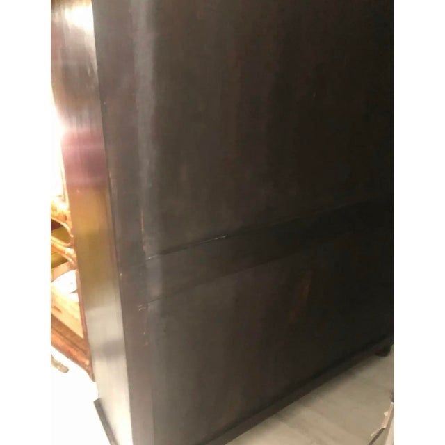 Vintage Carved Indonesian Open Bookcase For Sale - Image 4 of 9