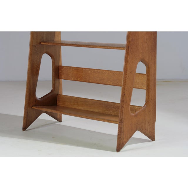 1950s Oak Secretaire by Pierre Cruège, France, 1950 For Sale - Image 5 of 16