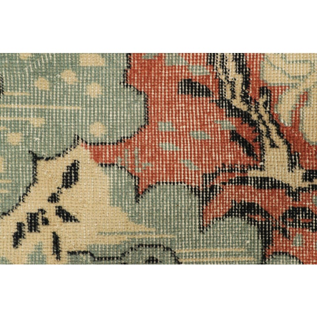 Art Deco Vintage Zeki Müren Art Deco Rug in Pink With Abstract Patterns From Rug & Kilim For Sale - Image 3 of 7