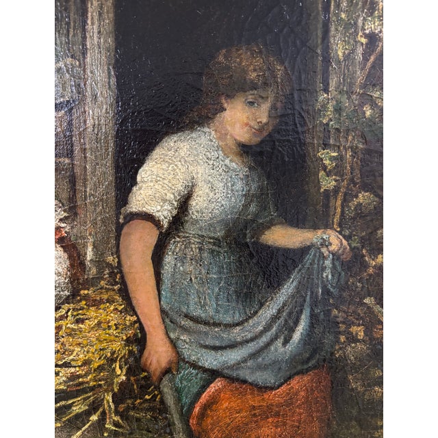 Post Impressionist Antique 19th Century Dutch Oil Painting H. J. Burgers For Sale - Image 3 of 9