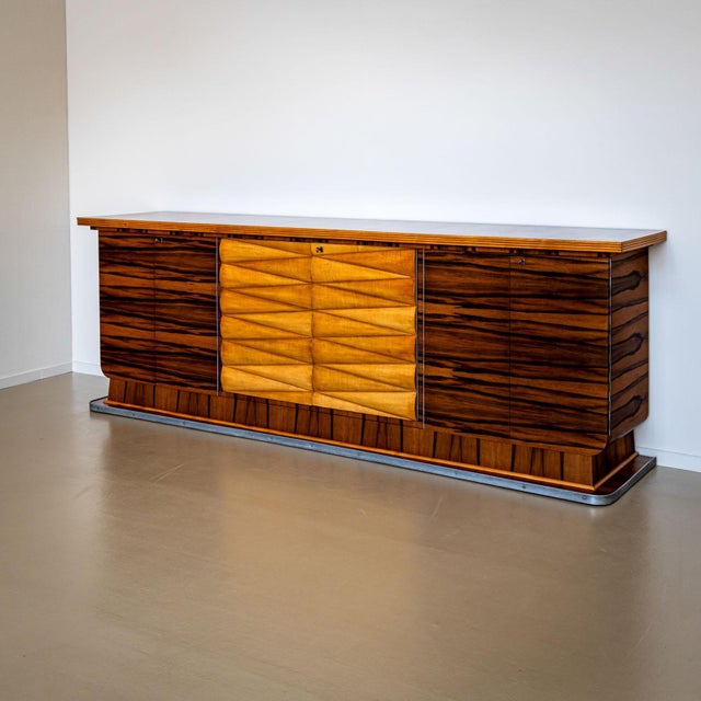 Mid-20th Century Italian Art Deco Sideboard, Italy For Sale - Image 10 of 11