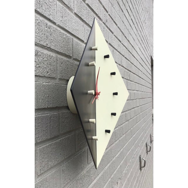 Late 20th Century Mid-Century Modern Kite Wall Clock by George Nelson for Howard Miller, Vitra For Sale - Image 5 of 11