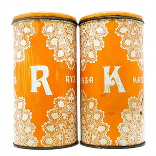 1970s Postmodern Grains Container, Poland, 1970s, Set of 2 For Sale - Image 5 of 5