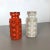 Vintage Pottery Fat Lava Onion Vases from Scheurich, Germany, Set of 2 For Sale - Image 4 of 15