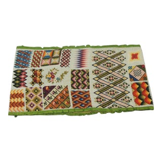 Antique Tapestry and Embroidery Sampler Textile For Sale