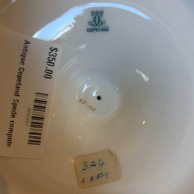 Ceramic Late 19th Century Copeland Spode Compote For Sale - Image 7 of 7