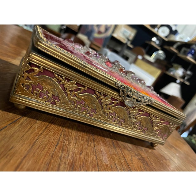 Jewelry Box by Emaux & Laiton, 1950s For Sale - Image 10 of 14