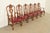 Berkey & Gay Antique Georgian Burled Walnut Side Chairs or Dining Chairs, Pair For Sale - Image 12 of 13