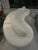 Contemporary Contemporary White Leather Sectional For Sale - Image 3 of 6