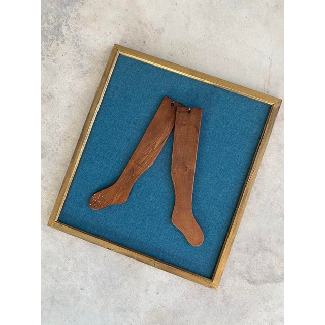 Vintage Stocking Stretchers in Gold Frame For Sale - Image 4 of 18
