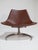 Brown IS63 Scimitar Chair in Cognac Leather by Fabricius and Kastholm for Ivan Schlechter, 1960s For Sale - Image 8 of 16