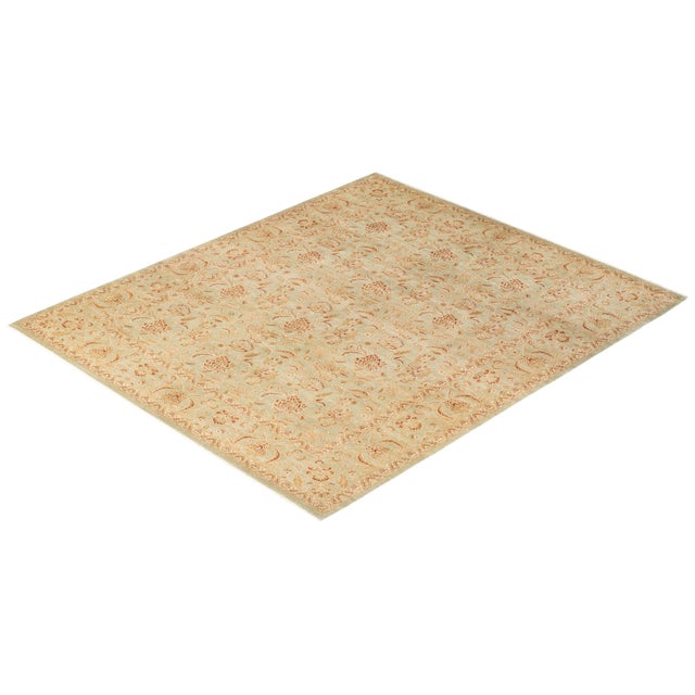 Gray Mogul, One-of-a-Kind Handmade Area Rug - Gray, 8' 2" x 10' 1" For Sale - Image 8 of 8