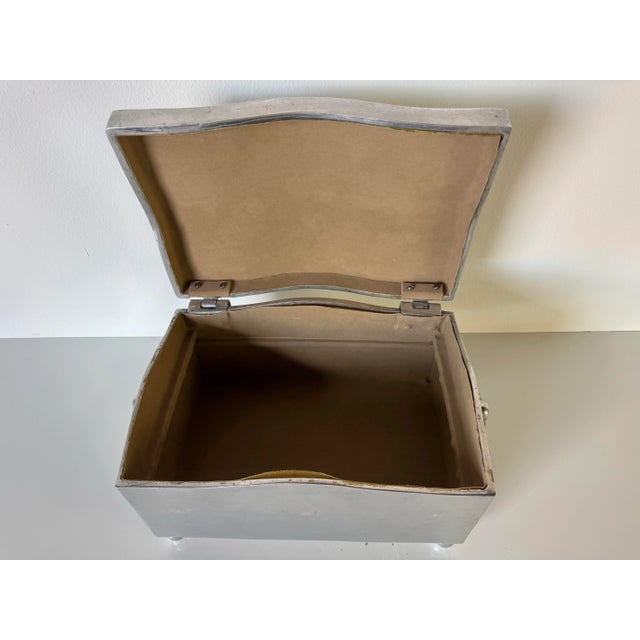 Vintage David Marshall Cast Aluminum & Brass Sculptural Box/ Sold For Sale - Image 9 of 12