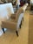 Tailored Custom Taupe Leather Club Chairs -a Pair For Sale - Image 10 of 12