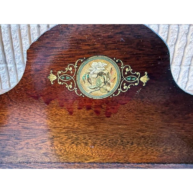 Antique Primitive American Petite Tiered Four Shelf Waterfall Bookcase Circa 1930s For Sale - Image 4 of 10