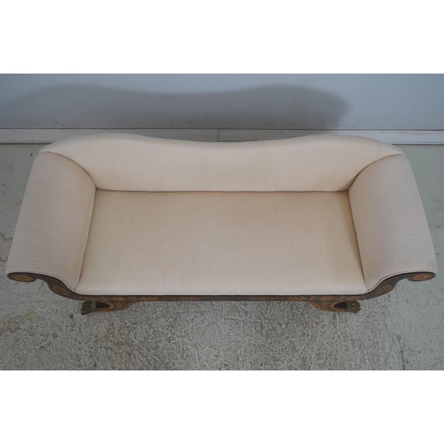 Traditional Fine Quality Vintage Baltimore Grecian Style Sofa Settee For Sale - Image 3 of 18