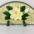 Wood 1980s Vintage Coastal Boho Chic Hand-Painted Magnolia Wall Mounted Hook - 4 Pegs For Sale - Image 7 of 8