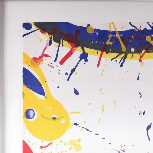 Sam Francis (1923 San Mateo - 1994 Santa Monica) "Jubilee" color lithograph, created in 1964, edition of 50 copies, hand-...